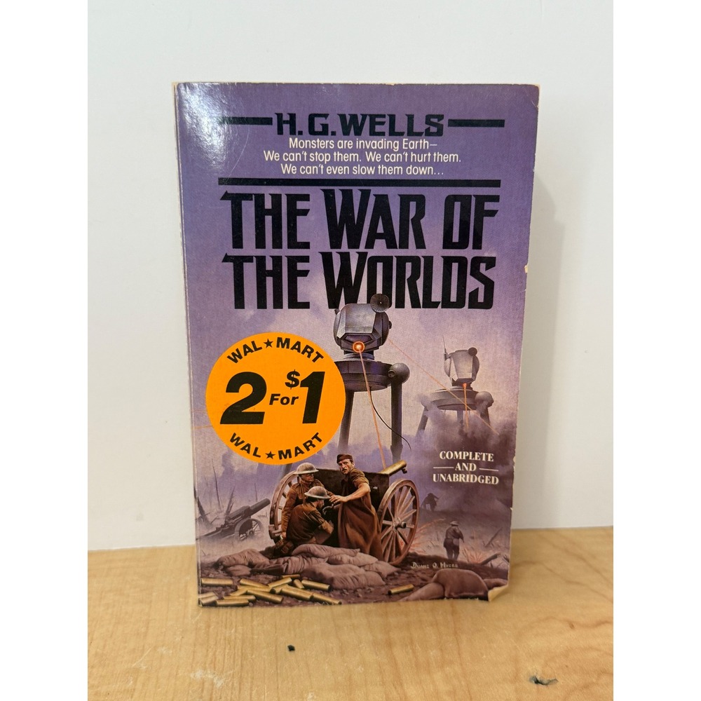 The War of the Worlds H.G. Wells Aerie Paperback Vintage Sci-Fi Novel 1559029838